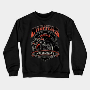 Choppers garage Crewneck Sweatshirt